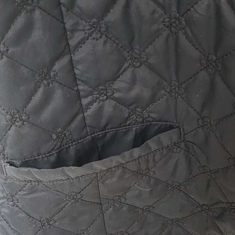 Oxford America Women's Small Blue Mountain College Button Up Quilted Puffer Vest - Picture 9 of 9